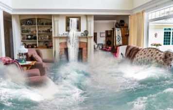 Ilustrasi rumah bebas banjir